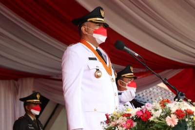 Upacara HUT RI Ke 76 Di Kabupaten Tangerang Digelar Secara Terbatas