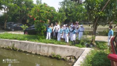 Berikan Edukasi Tentang Air Limbah, Dinas Perkimtan Ajak Siswa Observasi Lapangan