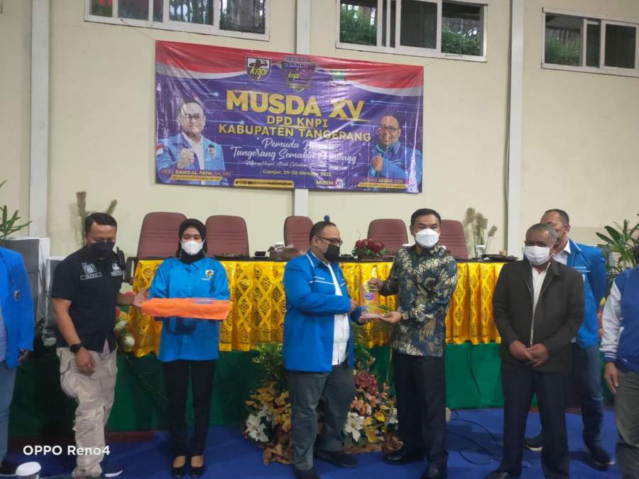 Mad Romli Buka Acara Musda KNPI Kabupaten Tangerang di Cianjur