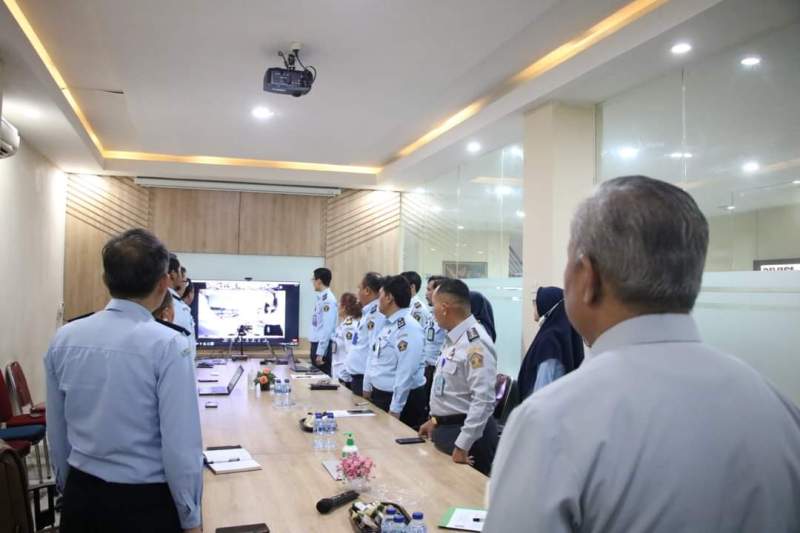 Komitmen Berantas Pungli, Kemenkumham Banten Ikuti Workshop Penguatan Tim Unit Pemberantasan Pungutan Liar