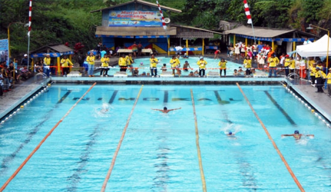 Tim renang Pra PON Banten saat berlatih