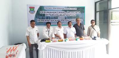 Perumahan Grand Argo Subur Serahkan 9 Hektar PSU ke Pemkab Tangerang