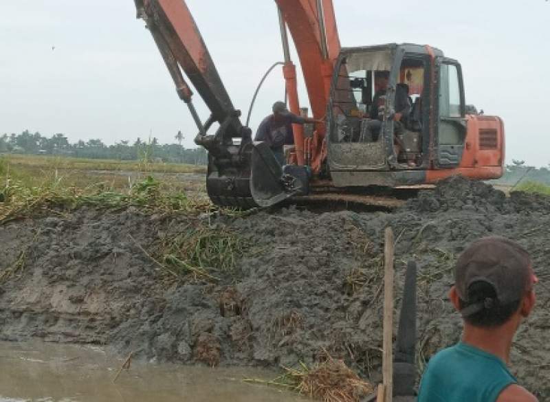Normalisasi sungai Belutu Serdang Bedagai