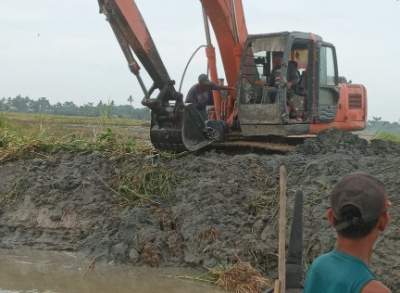 Normalisasi sungai Belutu Serdang Bedagai