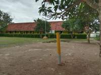 Patok batas lahan yang terpasang di lahan SDN Cilayangguha (faiz/DB)