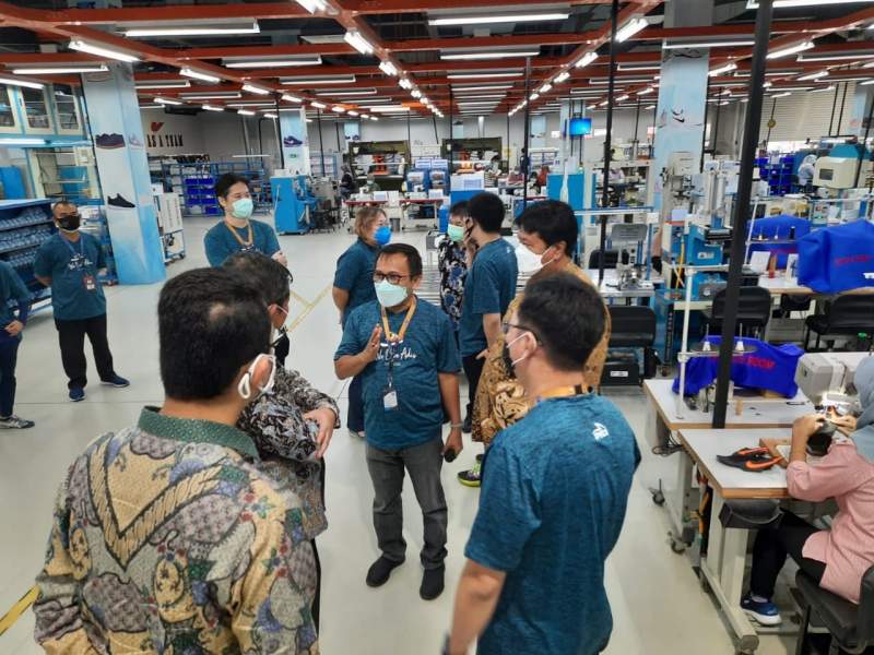 Kementrian Perindustrian Apresiasi Penerapan Prokes PT Adis