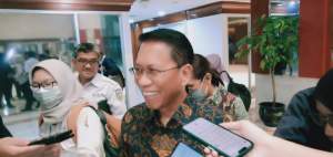 Direktur Utama PT. Kereta Api Indonesia, Didiek Hartantyo, saat ditemui usai RDP dengan Komisi VI DPR RI, Senin (27/3/2023).