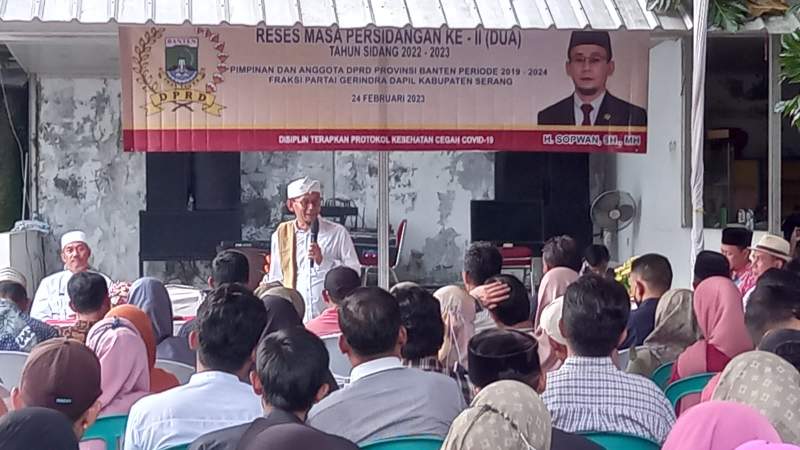 Serap Aspirasi Masyarakat, Sopwan Gelar Reses Masa Persidangan ke II 2022- 2023