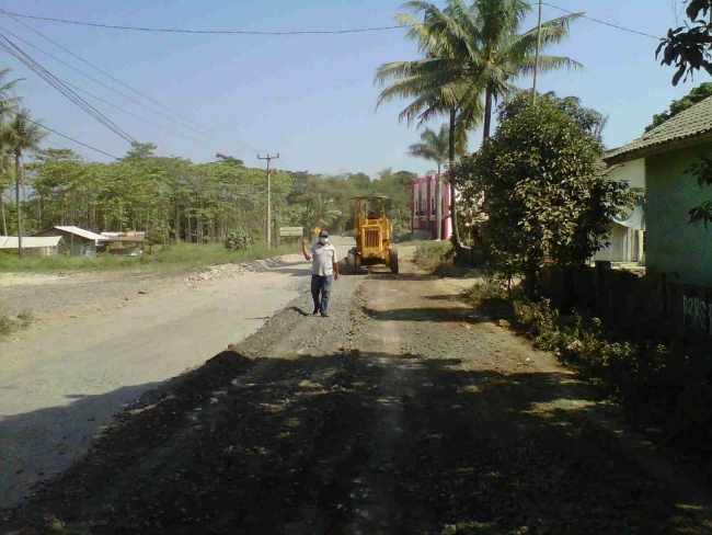 Tampak Jalan Pakupatan-Palima