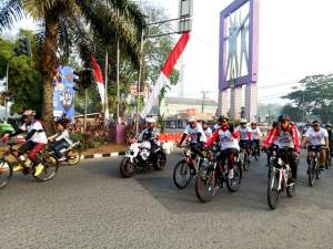 Ribuan Peserta Meriahkan Gowes Merdeka
