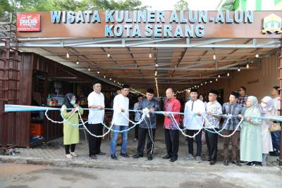 Manfaatkan lahan Kosong, Pemkot Serang Buka Wisata Kuliner di Tengah Kota