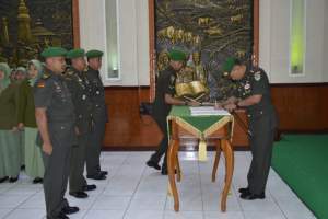 Rotasi Jabatan, Danrem 064/MY Pimpin Serah Terima Jabatan di Korem 064/MY