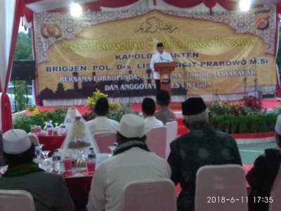 Hadiri Buka Puasa Bersama Ini Pesan Kapolda Banten