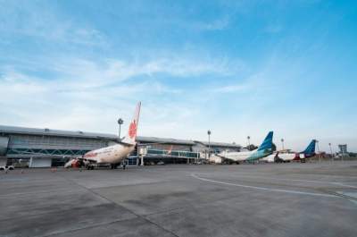 Ilustrasi bandara udara.