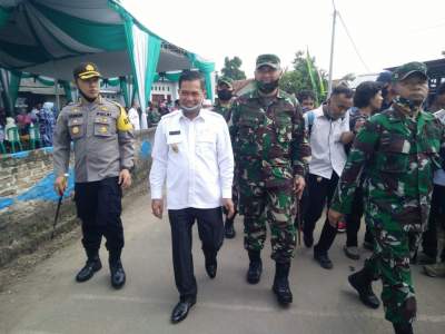 Pemkot Serang Beserta TNI-Polri Buka Kembali Jalan Yang Sudah Tidak Aktif