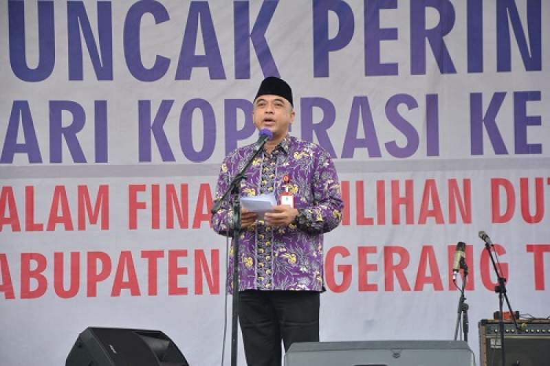 Bupati Tangerang Hadiri Peringatan Hari Koperasi
