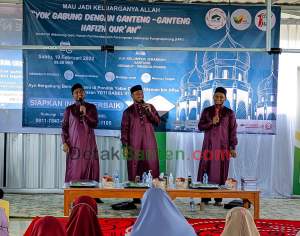 Dakwah bertema "Yok Gabung Dengan Ganteng-ganteng Hafizh Qur'an" di Pondok Yatim Dhuafa Utsman bin Affan, Sabtu (19/02/2022). (DB/Dion)