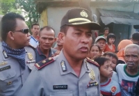 Kapolsek Cipondoh saat di TKP