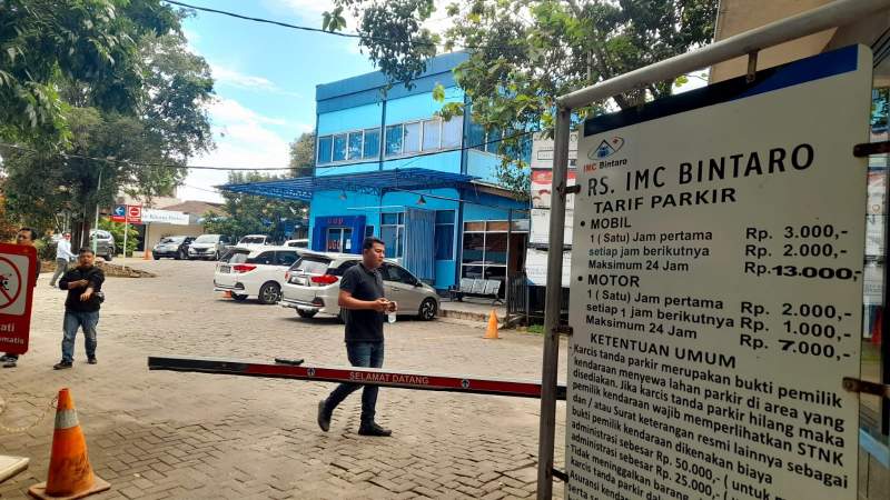 RS IMC Bintaro, Jalan Jombang Raya, Ciputat, Kota Tangsel.