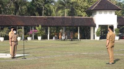 Rayakan HUT RI, Sekda Himbau ASN dan OPD Tetap Terapkan Prokes