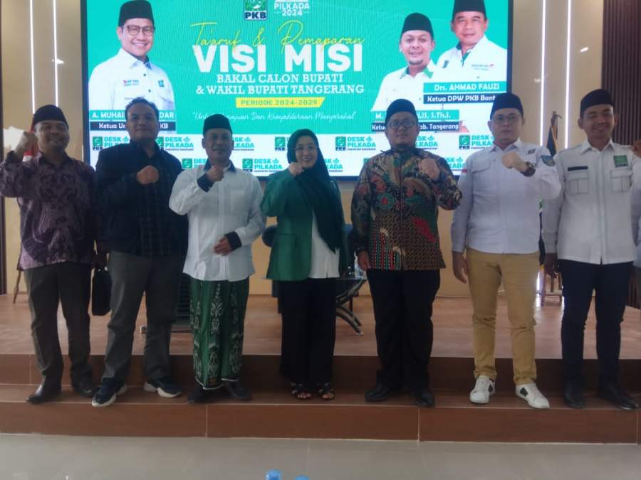 Intan Paparkan Visi Misi Calon Bupati Tangerang di Kantor DPC PKB