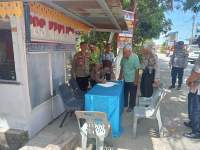 Polsek Tanjung Balai Selatan Sambut Kunjungan Dit Binmas Polda Sumut di Pos Kamling