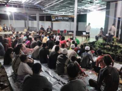 Nobar G30S/PKI di Rangkasbitung, Lebak.