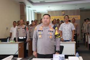 Wakapolresta Tangerang Ikuti Rakor Pengamanan Nataru