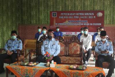 2 Orang Langsung Bebas,&nbsp;783 Napi di Cilegon Terima Remisi Idul Fitri