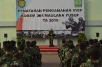 Korem 064/MY Banten Gelar Penataran VVIP