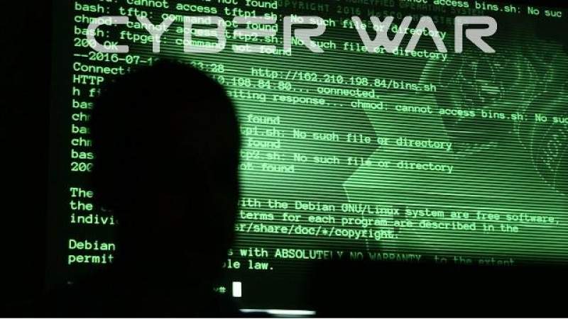  Ilustrasi Cyber War. (net)