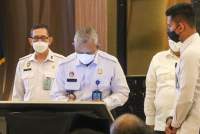 Kakanwil Tandatangani Komitmen Aksi Pencegahan Korupsi,Kamis (16 Maret 2023)