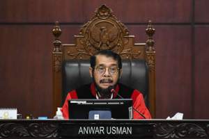 Ketua Majelis Hakim Mahkamah Konstitusi (MK), Anwar Usman.