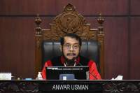 Ketua Majelis Hakim Mahkamah Konstitusi (MK), Anwar Usman.