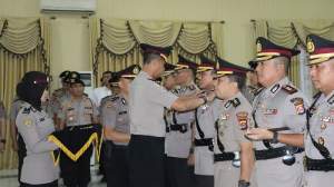 Empat Jabatan di Polda Banten Diserah Terimakan