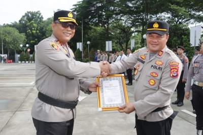 Berprestasi, Anggota Polresta Tangerang  Raih Penghargaan