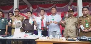 Kejari Kab Tangerang Musnahkan Barbuk Hasil Tindak Pidana