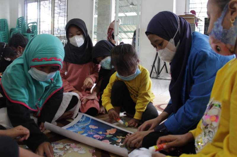 Mahasiswa Unpam Kembangkan Motorik Anak Usia Dini melalui Karya Seni