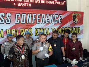 Polresta Tangerang, Bekuk Empat Pembobol Alfamart