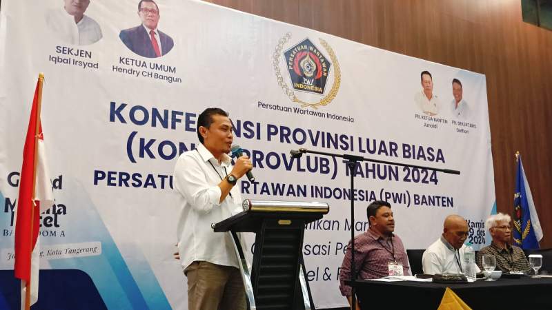 Mashudi Resmi Jabat Ketua PWI Provinsi Banten