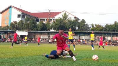 Alma FC Tak Terbendung, Permalukan Allstar Pakujaya 3 Gol Tanpa Balas