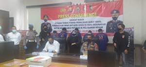 Polda Banten Tangkap Sindikat Pemalsuan Swab Antigen di Pelabuhan Merak