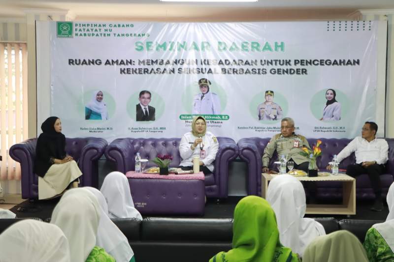 Wabup Intan Ajak Fatayat NU  Tingkatkan Kesadaran Pencegahan Kekerasan Gender