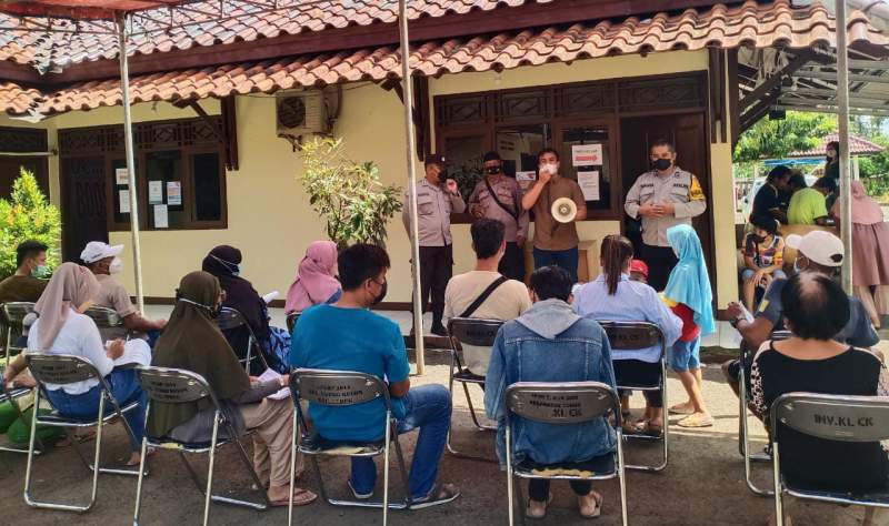 Polsek Curug Gelar Vaksinasi di Bulan Ramadhan