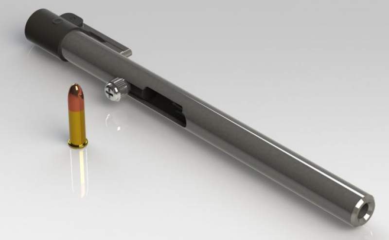  Ilustrasi pen gun, senjata api yang miril ballpoint. (net)