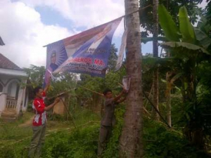 Masuk Masa Tenang Panwas Saketi Tertibkan Alat Peraga Kampanye