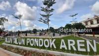 Alun alun Pondok Aren di Jalan Graha Bintaro, Kota Tangsel. (Foto: Detak Banten)