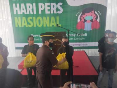 Peringati Hari Pers, Forwaka Gelar Baksos di Tangsel