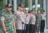 Dandim 0510/Tigaraksa pimpin apel.