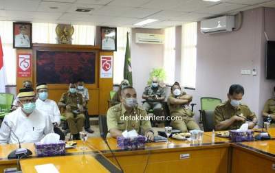 Zaki Pimpin Rapat Evaluasi Penanganan COVID-19 Secara Virtual